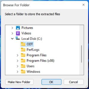 how to install office ltsc enterprise via office deployment extract office deployment tool odt folder