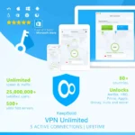 KeepSolid VPN Unlimited For 5 Active Connections, Lifetime