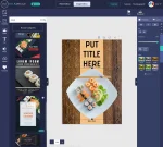 Design Wizard Pro lifetime subscription interface, showing the library of professional templates for social media posts.