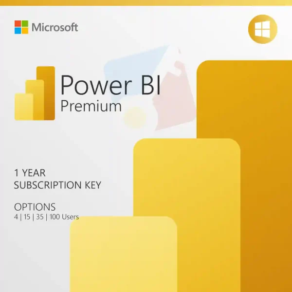 Power BI Premium 1-year subscription for 4 to 100 users for sale in the Philippines.