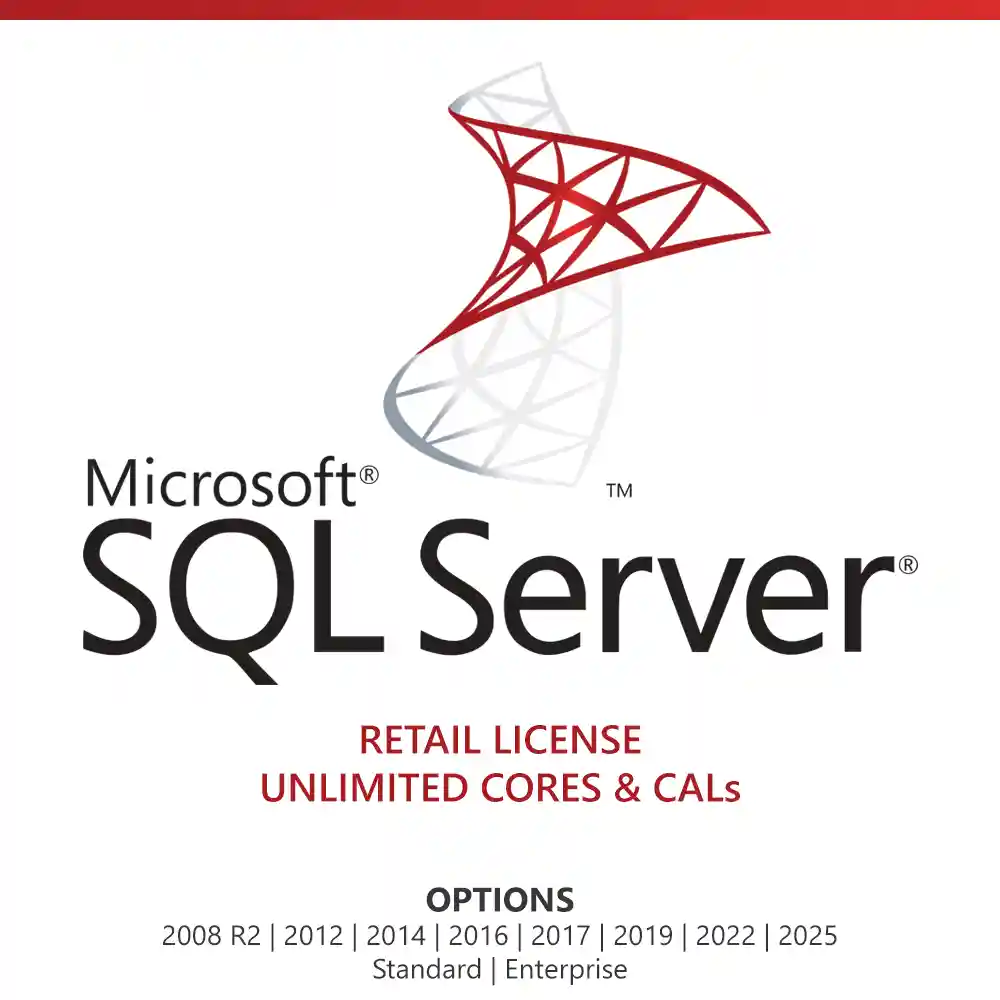SQL Server License PH SQL Server license for all versions & editions with unlimited cores & CALs for sale in the Philippines.