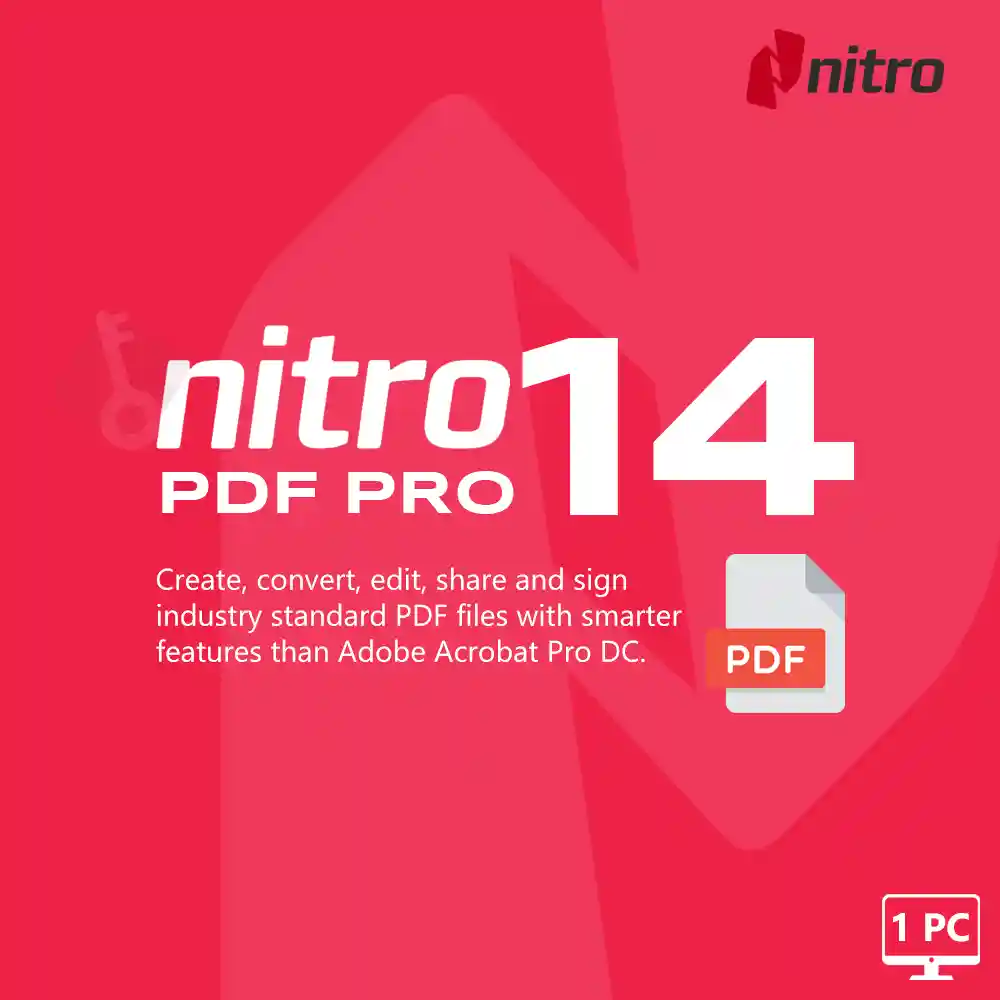Nitro PDF Pro 14 License PH Nitro PDF Pro 14 license, a powerful PDF editor and Adobe Acrobat alternative for sale in the Philippines.