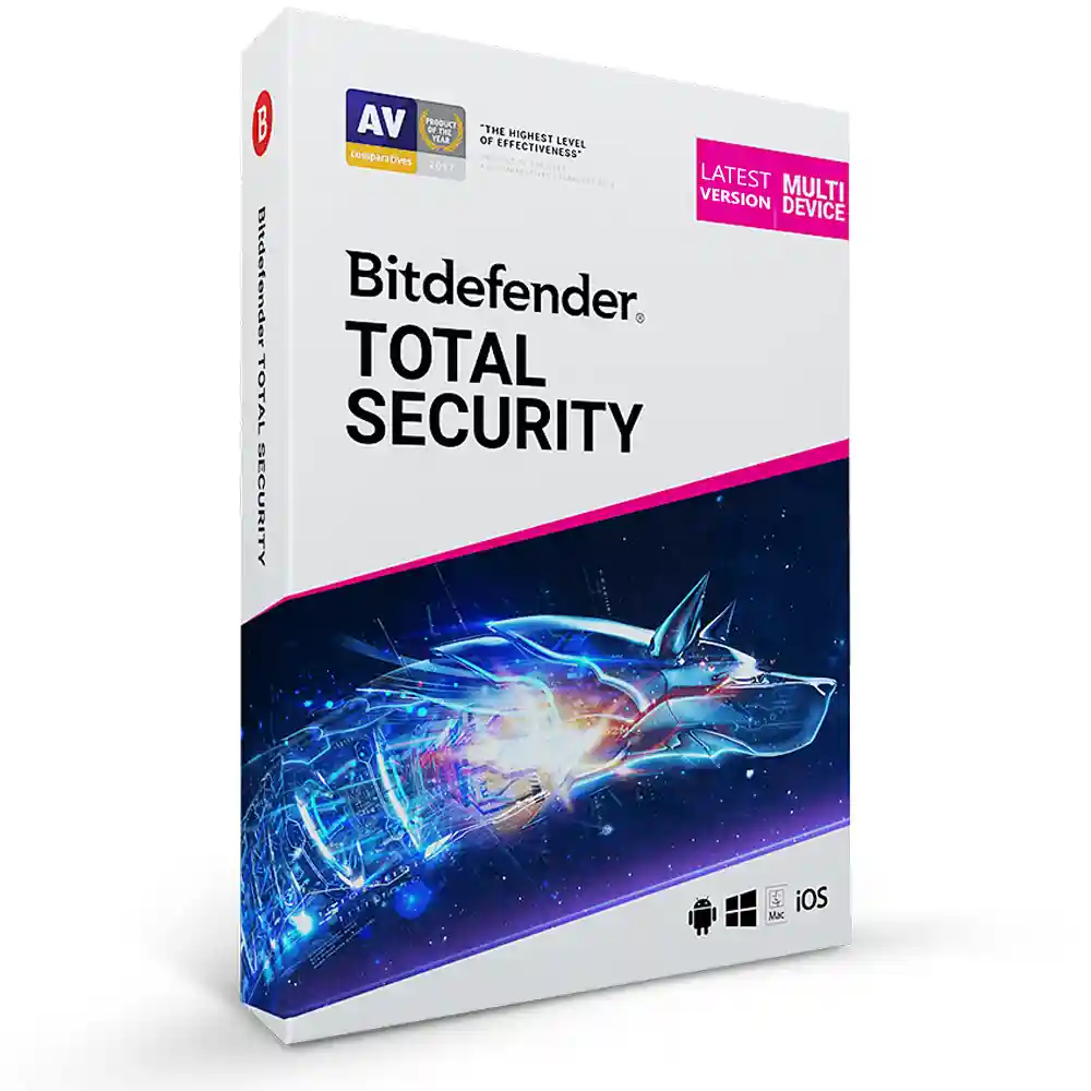 Bitdefender Total Security License PH Bitdefender Total Security license for multi-device protection on Windows, Mac, Android, and iOS for sale in the Philippines.