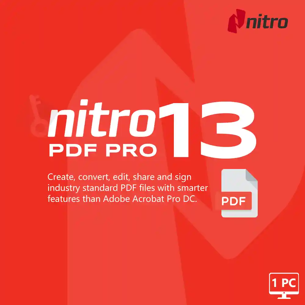 Nitro PDF Pro 13 License PH Nitro PDF Pro 13 license, a powerful PDF editor and Adobe Acrobat alternative for sale in the Philippines.